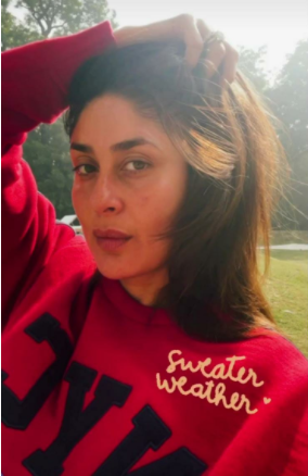 Kareena Kapoor Khan welcomes Sweater Weather at Pataudi palace, flaunts flawless winter glow in a selfie