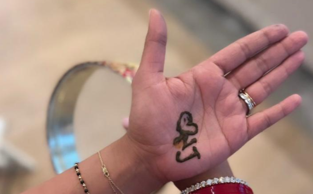 Priyanka Chopra gets Nick Jonas initials in her Mehendi as they celebrate Karwa Chauth in LA