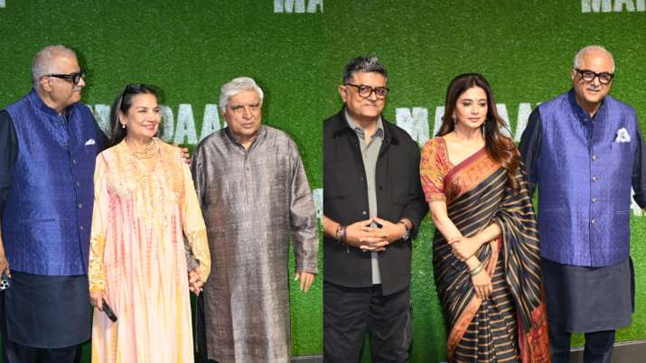 Maidaan: Janhvi Kapoor to Priyamani, celebs attend special screening of Ajay Devgn starrer