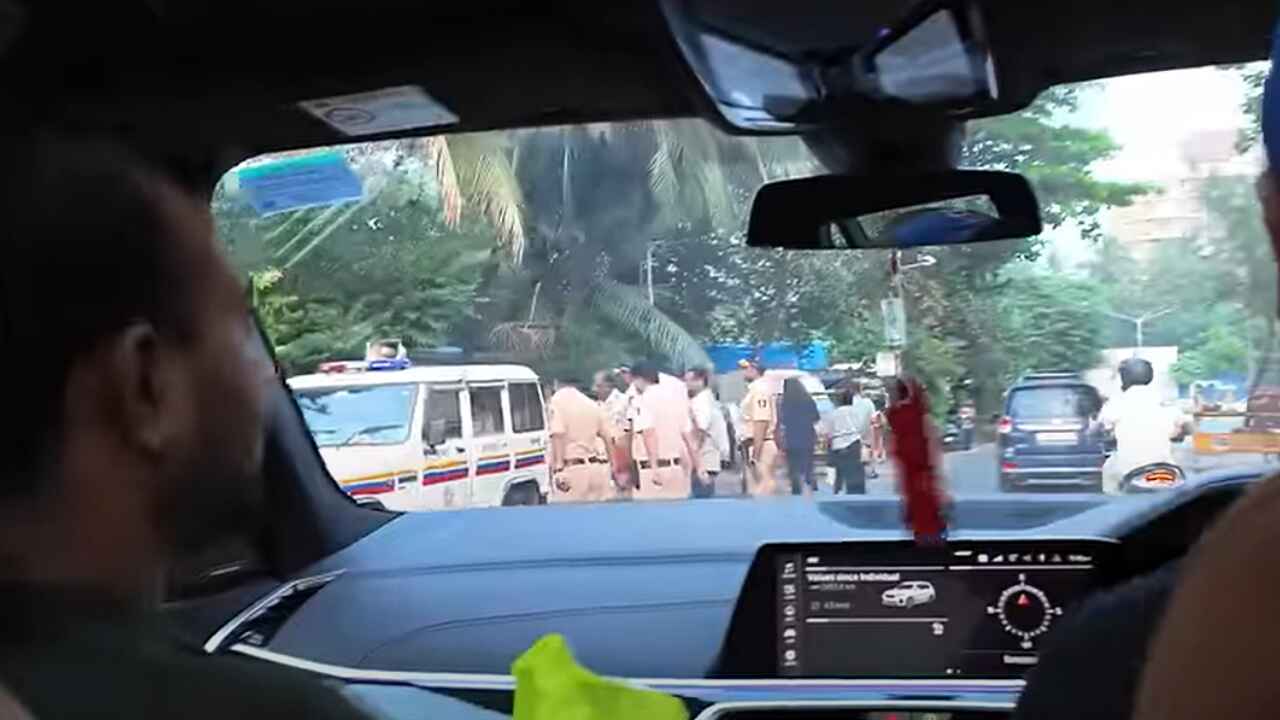 Shoaib Ibrahim shares glimpse of police patrolling Salman Khans apartment amid death threats