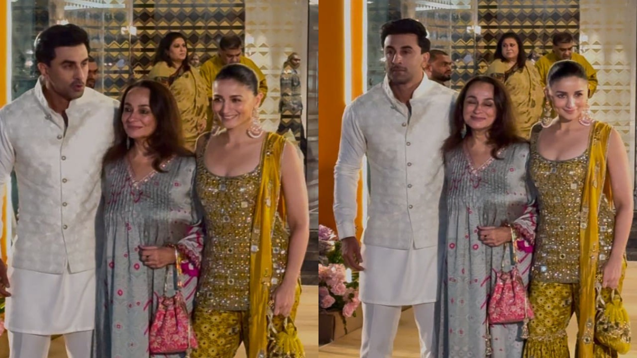 Alia Bhatt adds Punjabi tadka to her sharara set worth Rs 51K, styles it with paranda, as she attends Aadar Jains mehendi ceremony