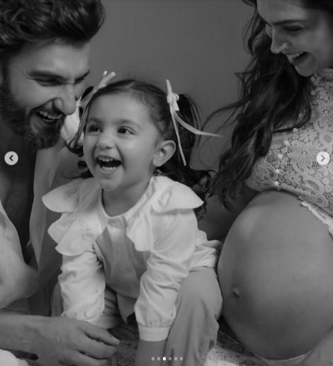 Deepika Padukone flaunts baby bump in Rs 48000 lace attire, poses for maternity shoot with Ranveer Singh and Dua